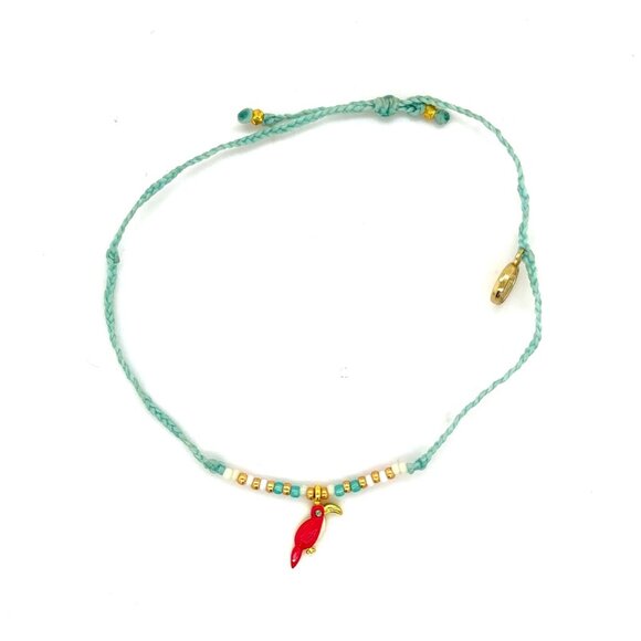 Pura Vida Parrot Beaded Bracelet - Picture 1 of 3